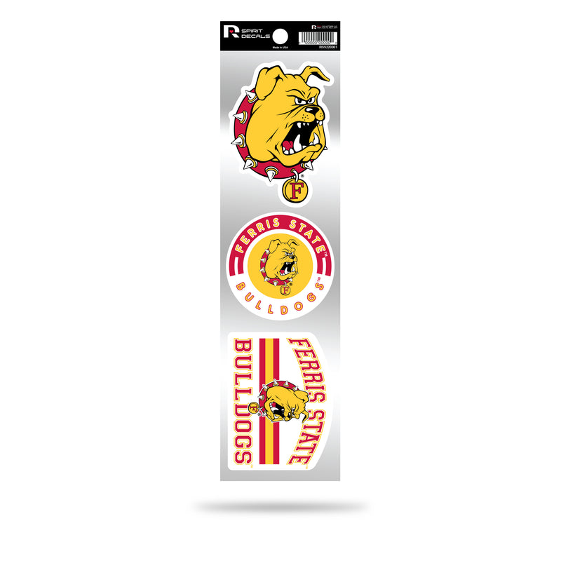 Ferris State 3-Piece Retro Spirit Decals