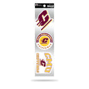 Central Michigan 3-Piece Retro Spirit Decals