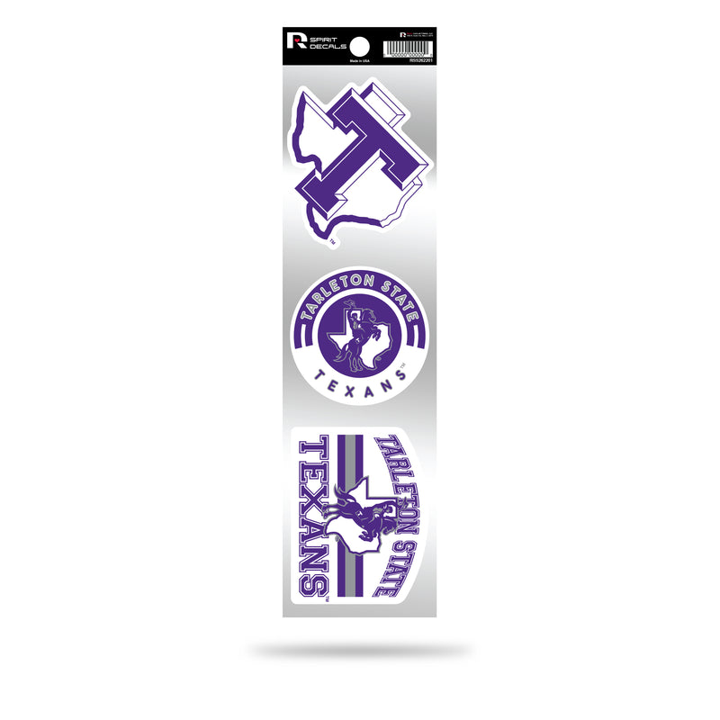 Tarleton State 3-Piece Retro Spirit Decals