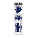 Monmouth University Hawks 3-Piece Retro Spirit Decals