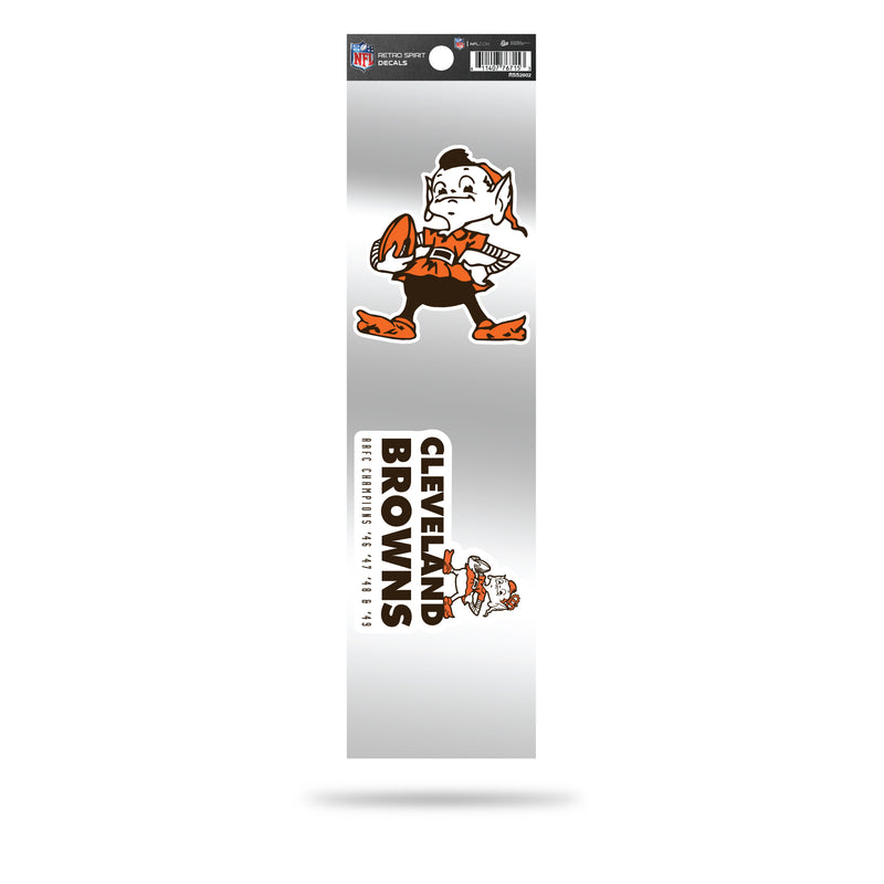 Cleveland Browns 3-Piece Retro Spirit Decal Set