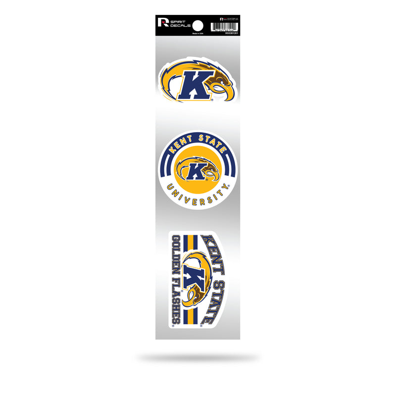 Kent Ro Sticker Kent State 3-Piece Retro Spirit Decals