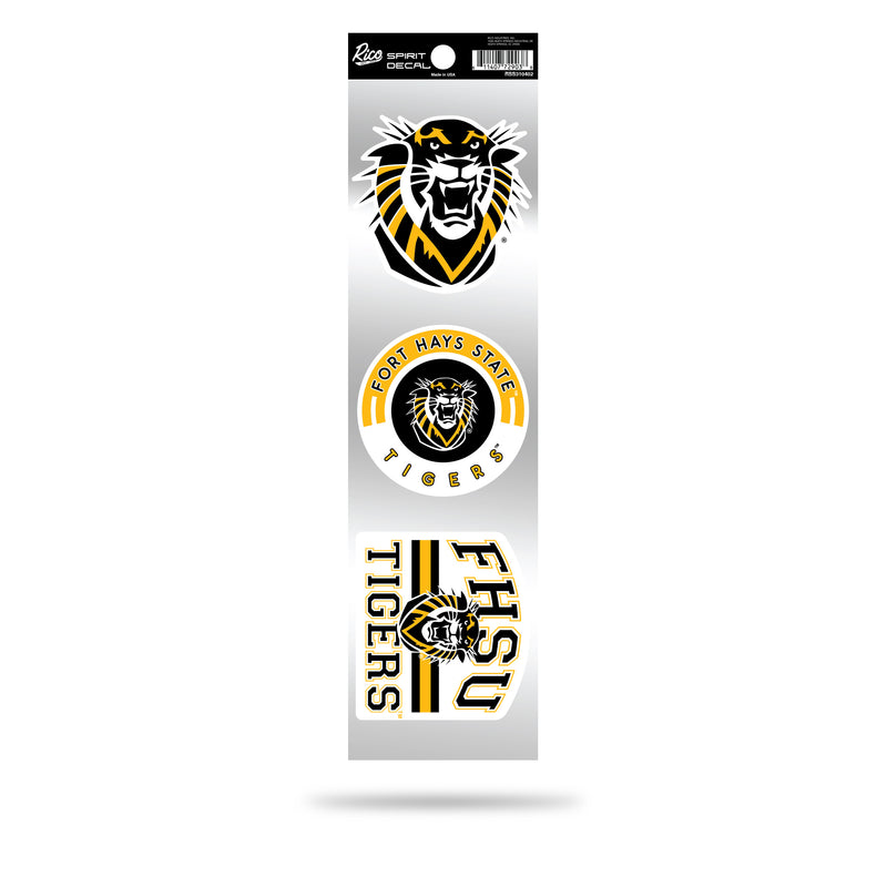 Fort Hays State Tigers 3-Piece Retro Spirit Decals