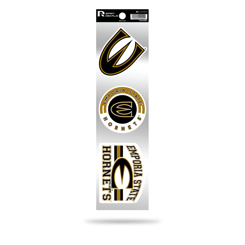 Emporia State 3-Piece Retro Spirit Decals