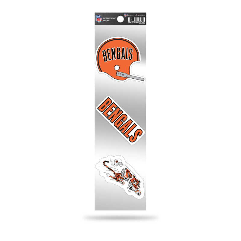 Bengals 3-Piece Retro Spirit Decals