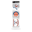 Virginia University 3-Piece Retro Spirit Decals