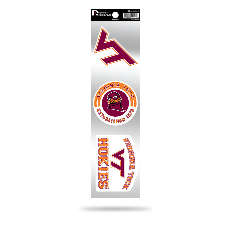 Virginia Tech 3-Piece Retro Spirit Decals