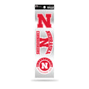 Nebraska University 3-Piece Retro Spirit Decals