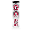 South Dakota University 3-Piece Retro Spirit Decals