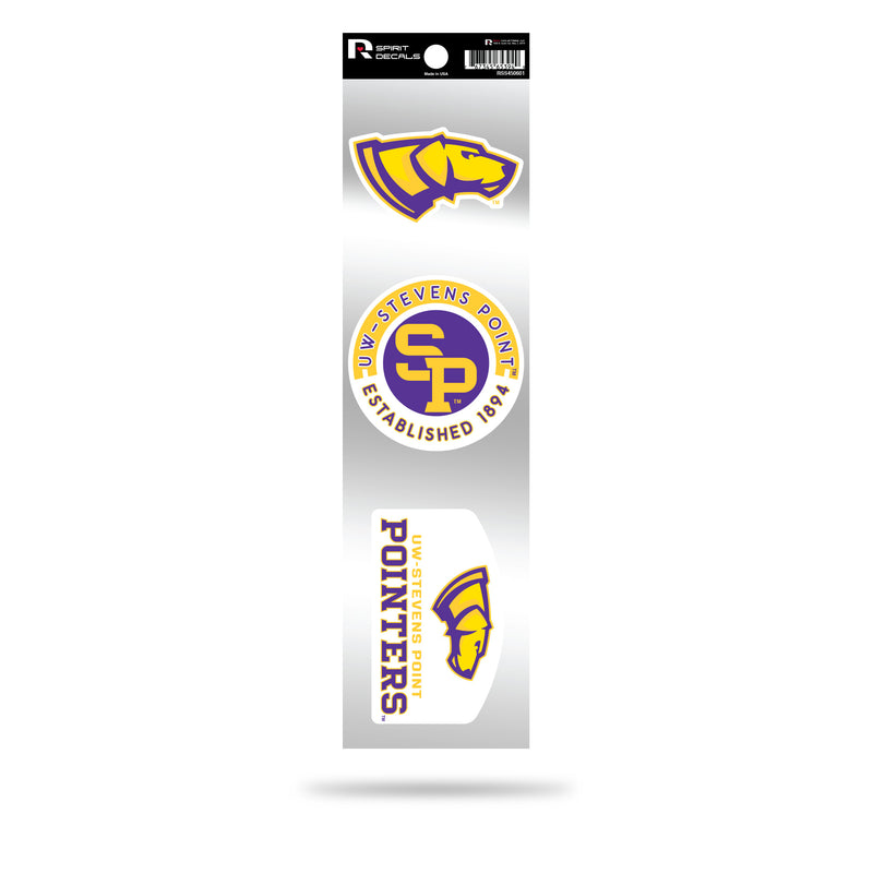 Wisconsin - Stevens Point 3-Piece Retro Spirit Decals