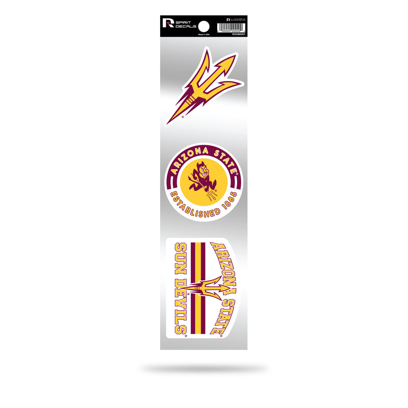 Arizona State 3-Piece Retro Spirit Decals