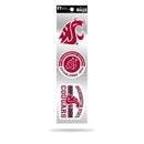 Washington State University 3-Piece Retro Spirit Decals