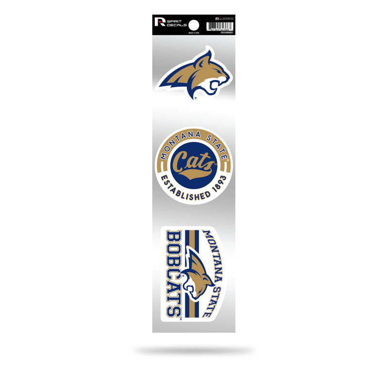 Montana State 3-Piece Retro Spirit Decals