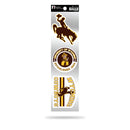 Wyoming University 3-Piece Retro Spirit Decals