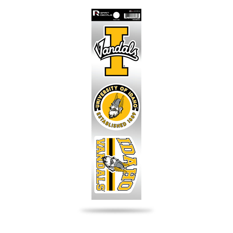 Idaho University 3-Piece Retro Spirit Decals