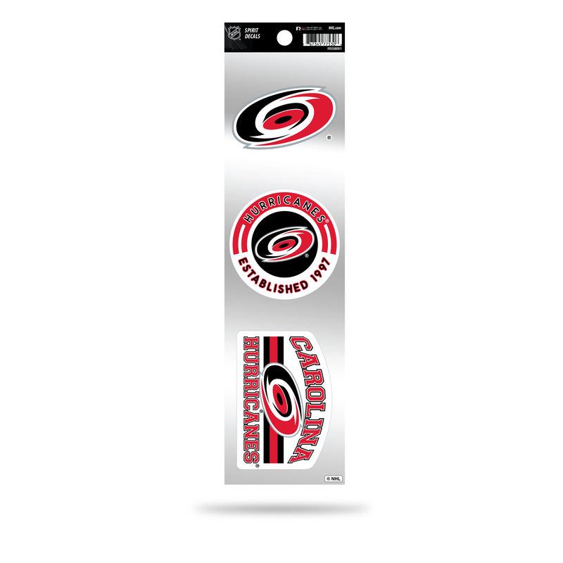 Hurricanes 3-Piece Retro Spirit Decals