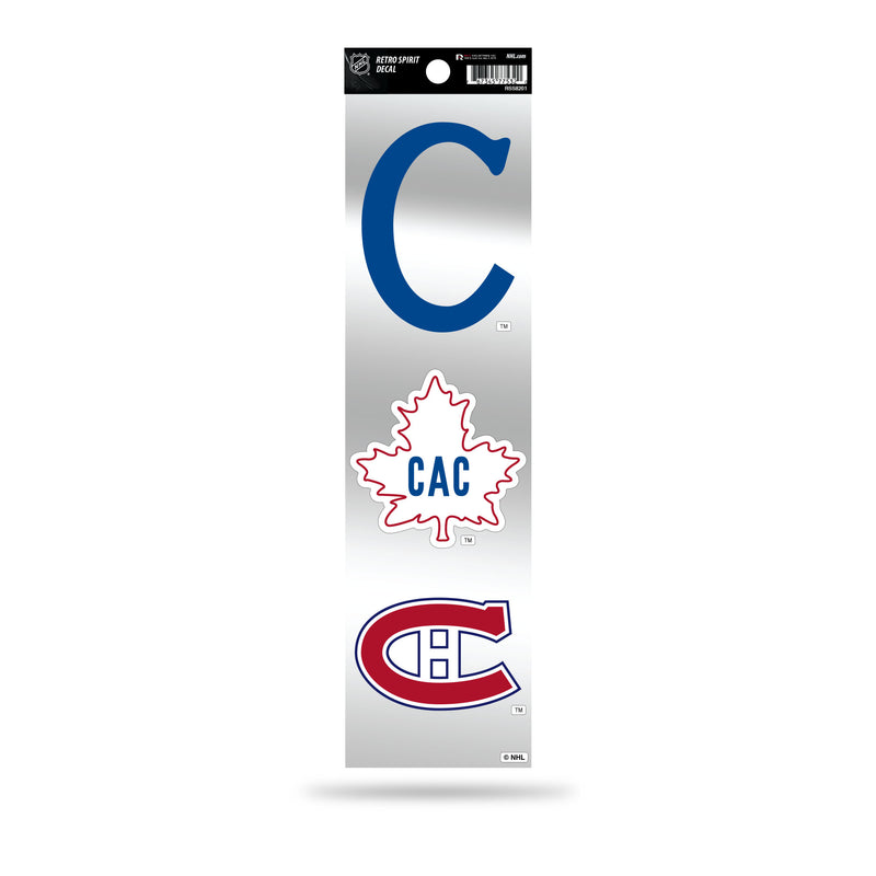 Canadiens 3-Piece Retro Spirit Decals