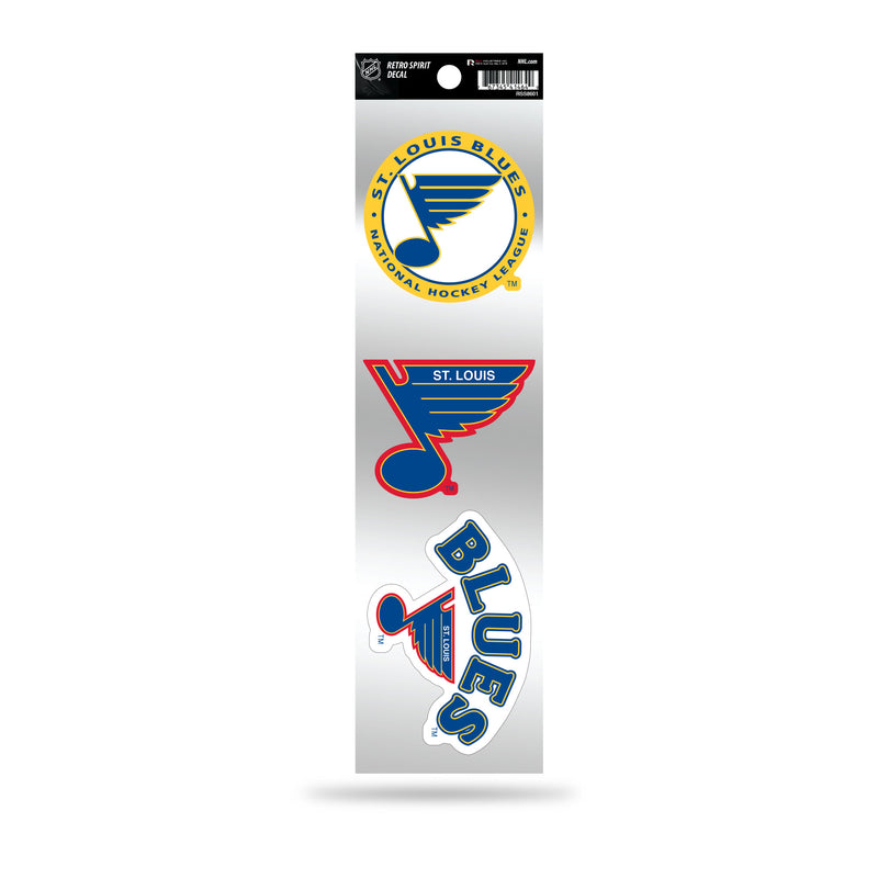 Blues 3-Piece Retro Spirit Decals