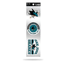 Sharks 3-Piece Retro Spirit Decals
