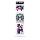 Blue Jackets 3-Piece Retro Spirit Decals