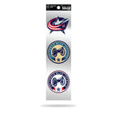 Columbus Blue Jackets 3-Piece Retro Spirit Decal Set