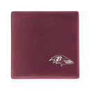 Baltimore Ravens Rose 4 Inch Laser Engraved Ceramic Coaster