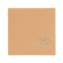 Carolina Panthers Ceramic 4" Coaster - Sand