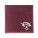 Jacksonville Jaguars Rose 4 Inch Laser Engraved Ceramic Coaster