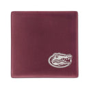Florida University Ceramic Rose 4 Inch Laser Engraved Ceramic Coaster