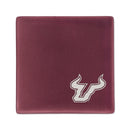 South Florida Ceramic Rose 4 Inch Laser Engraved Ceramic Coaster