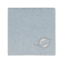 Miami Dolphins Ceramic 4" Coaster - Baby Blue