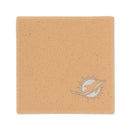 Miami Dolphins Ceramic 4" Coaster - Sand