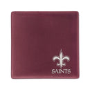 Saints Ceramic Rose 4 Inch Laser Engraved Ceramic Coaster