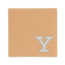Yale Ceramic Sand 4 Inch Laser Engraved Ceramic Coaster