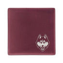 UCONN Ceramic Rose 4 Inch Laser Engraved Ceramic Coaster