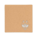 Connecticut Huskies Ceramic 4" Coaster - Sand