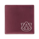 Auburn Ceramic Rose 4 Inch Laser Engraved Ceramic Coaster