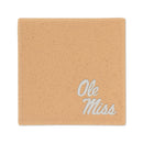 Mississippi Rebels Ceramic 4" Coaster - Sand