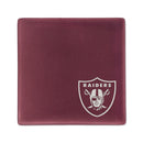 Las Vegas Raiders Rose 4 Inch Laser Engraved Ceramic Coaster