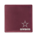 Dallas Cowboys Rose 4 Inch Laser Engraved Ceramic Coaster