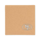 San Francisco 49ers Ceramic 4" Coaster - Sand