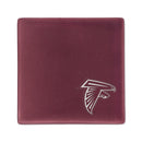 Atlanta Falcons Rose 4 Inch Laser Engraved Ceramic Coaster