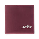 New York Jets Rose 4 Inch Laser Engraved Ceramic Coaster