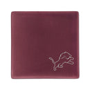 Detroit Lions Rose 4 Inch Laser Engraved Ceramic Coaster