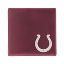 Indianapolis Colts Rose 4 Inch Laser Engraved Ceramic Coaster