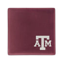 Texas A&M Ceramic Rose 4 Inch Laser Engraved Ceramic Coaster
