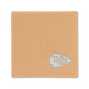 Kansas City Chiefs Ceramic 4" Coaster - Sand