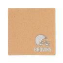 Cleveland Browns Ceramic 4" Coaster - Sand