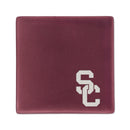 Southern California Ceramic Rose 4 Inch Laser Engraved Ceramic Coaster
