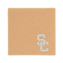 Southern California Trojans Ceramic 4" Coaster - Sand
